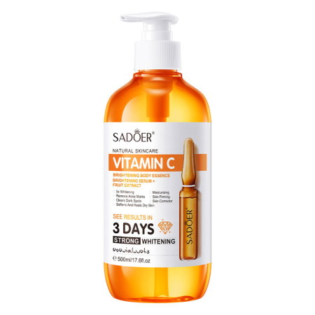 INGRIJIRE CORP - Lotiune de Corp cu Vitamina C, pentru Iluminare si Pete Pigmentare, Sadoer, 500ml