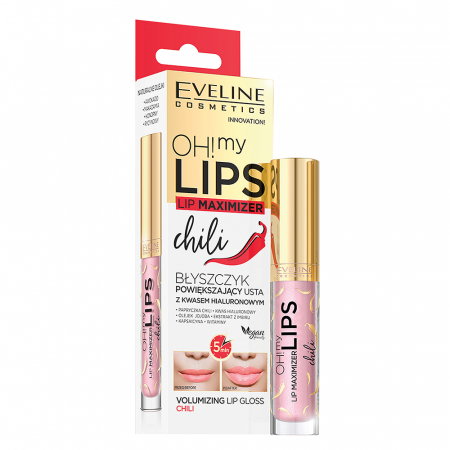 LIP GLOSS/ LUCIU DE BUZE - Luciu buze cu efect de mărire,  Eveline Cosmetics OH! My Lips Lip Maximizer