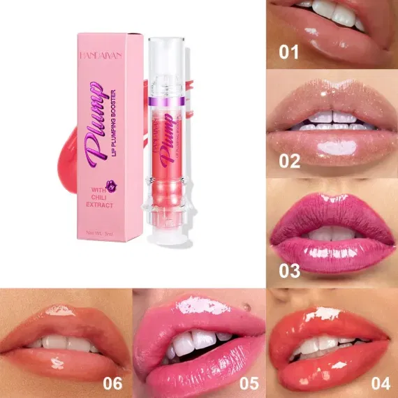LIP GLOSS/ LUCIU DE BUZE - Luciu pentru volumul buzelor, Lip plump Booster cu extract de Chili, 5ml