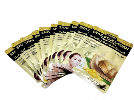 Masca de fata hidratanta si antirid, cu extract de melc si colagen, Luxury Treatment, 30 ml [1]