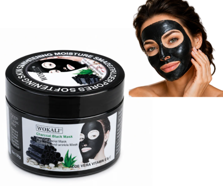 Toate Produsele Skincare - Mască de Față Peel-Off Antirid, Iluminatoare si pentru Curățarea Tenului, cu Aloe Vera, Vitamina C si  E, 300g