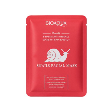 Creme pentru Față - masca-faciala-cu-extract-de-melc-si-colagen-antirid-iluminare-hidratare-bioaqua.webp