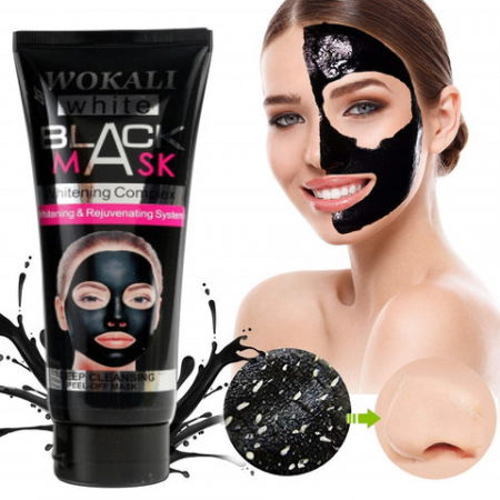 Masca de fata Peel Off pentru curatarea tenului cu Acid Hialuronic, Whitening Black Mask, 130 ml [0]