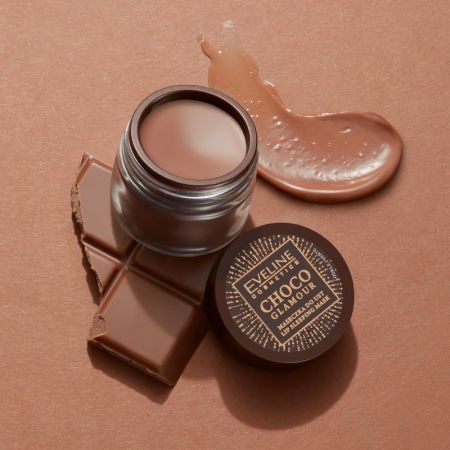 Masca pentru buze Choco Glamour, pentru regenerarea buzelor, Eveline [2]