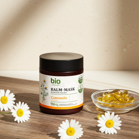 Masca pentru regenerarea parului, cu Musetel si Vitamina E, Bio Naturell, 480ml [1]