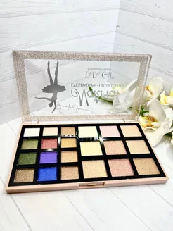 PALETE - Paleta Natural cu 12 farduri pleoape si 9 Iluminatoare, pigmentate si sidefate, DoDo Girl
