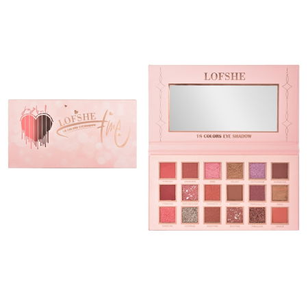 PALETE - Paleta Farduri cu 18 Culori Pigmentate, Mate si Sidefate, Lofshe