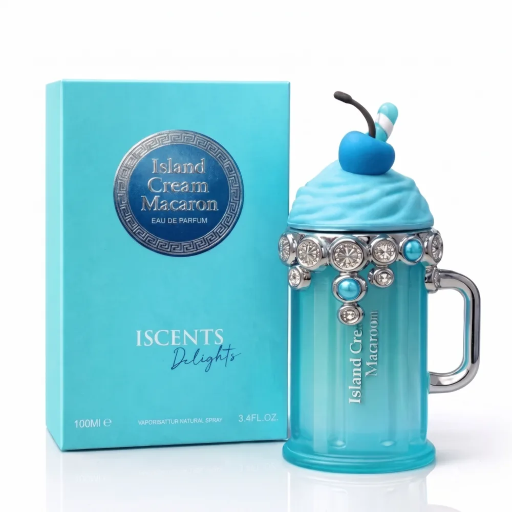 Parfumuri - Parfum Arabesc Dama ISCENTS Island Cream Macaron Eau de Parfum 100ml Dupe Armaf Island Bliss