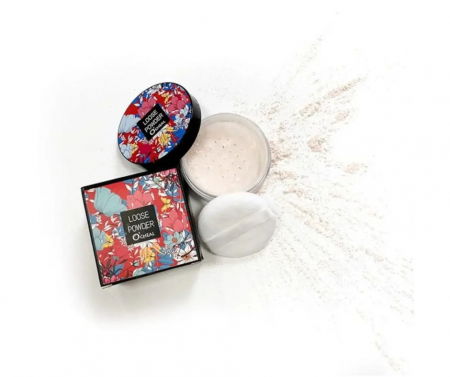 Pudra pulbere pentru fixarea machiajului, nuanta Ivory 01, O'cheal [2]