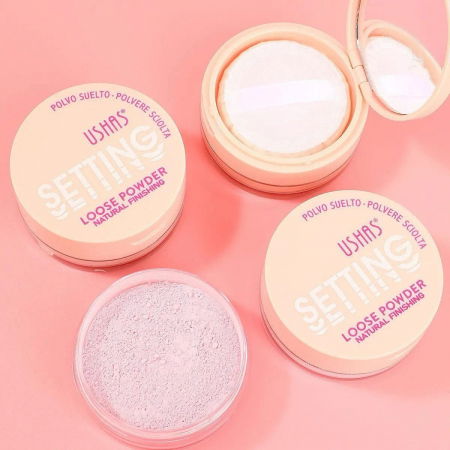 Pudra pulbere pentru fixarea machiajului, Ushas [1]