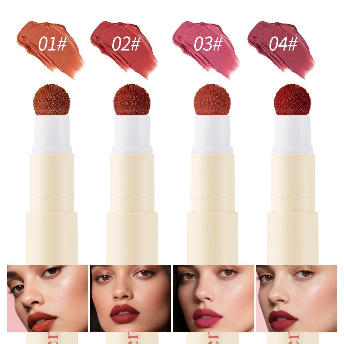 RUJURI - Ruj mat si rezistent, textura confortabila, Lip Powder Cream, Se7en Kiss