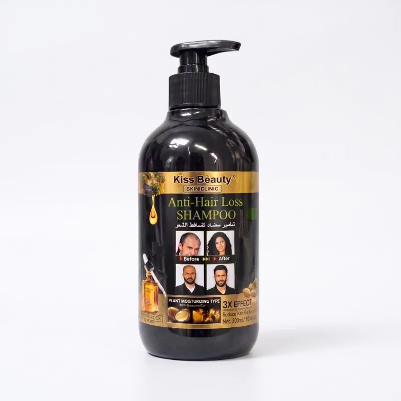 INGRIJIRE PAR - Șampon Anti-Hair Loss cu Ginseng Kiss Beauty 300ml – triplu efect împotriva căderii și pentru regenerarea părului