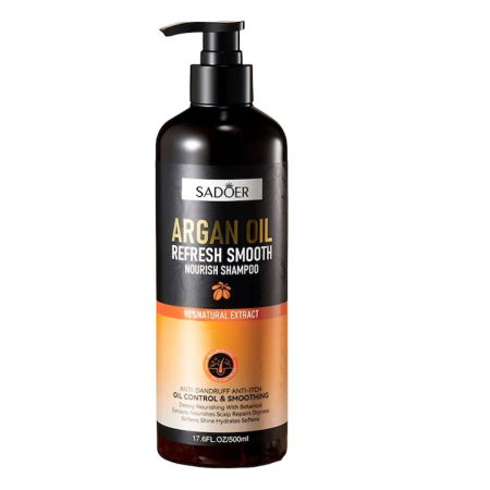 INGRIJIRE PAR - Sampon cu Ulei de Argan, Anti-Mătreață si Regenerare, 98% Natural Extract, Sadoer, 500ml