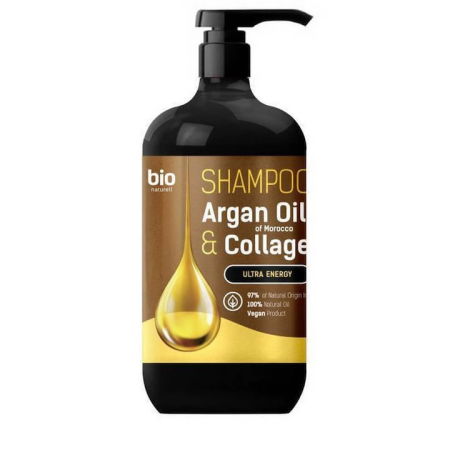Sampon cu ulei de argan si colagen, pentru regenerare, 946 ml, BioNaturell [1]