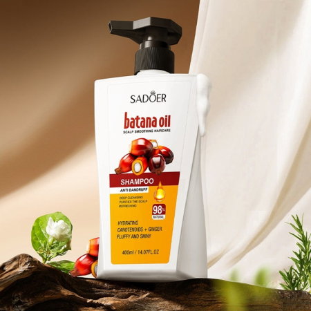 INGRIJIRE PAR - Șampon cu Ulei de Batană, Regenerare intensa și Anti-Mătreață, Sadoer, 400ml