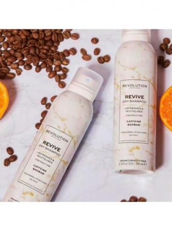 Sampon uscat cu Extract de Cafea, Dry Shampoo Revive, Revolution, 200ml [1]