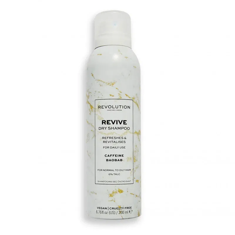 INGRIJIRE PAR - Sampon uscat cu Extract de Cafea, Dry Shampoo Revive, Revolution, 200ml