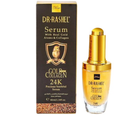 SKINCARE - Ser Antirid cu Aur 24K si Colagen, Real Gold Atoms, Dr. Rashel, 40ml