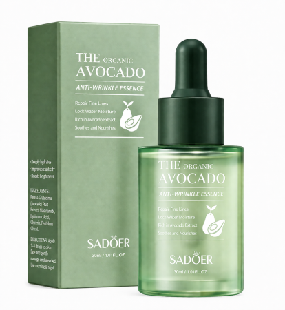 Toate Produsele Ingrijirea Tenului - Ser Antirid și Hidratant cu Extract de Avocado, Sadoer, 50ml