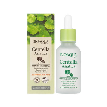 Toate Produsele Ingrijirea Tenului - Ser pentru față cu Centella Asiatica, Anti-Acnee, Reparare și Hidratare, BIOAQUA, 50g