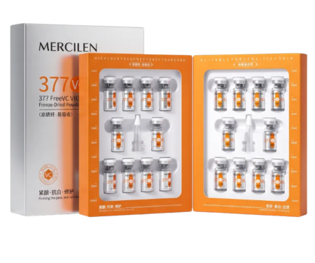 Creme pentru Față - Set Ser Liofilizat 377 VC VB3 de la Mercilen pentru Antipete si Iluminare