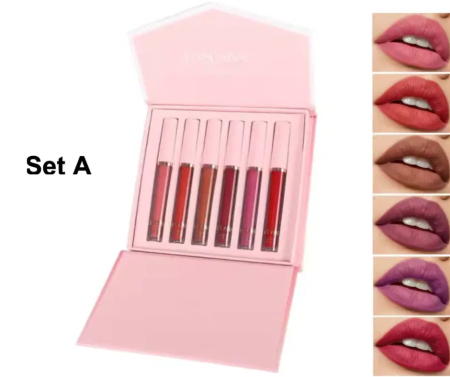 SETURI - Set 6 Rujuri Mate Rezistente, Matte Liquid Lipstick, HANDAIYAN