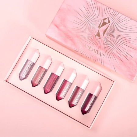 Set 6 Rujuri Rezistente, Matte si Lip Gloss, Handaiyan [4]