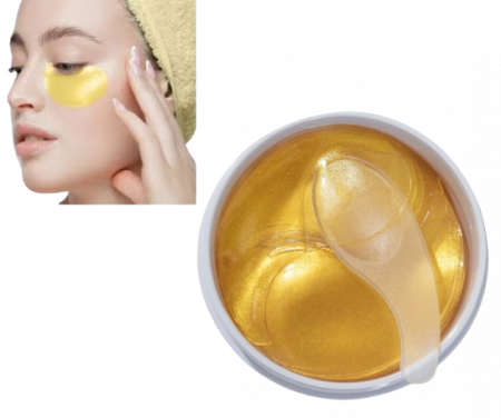 Set 60 Masti pentru Ochi, Gold Snail, cu Extract de Melc, Colagen, Hidrogel si Spirulina [1]