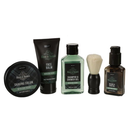 Set cadou pentru barbati cu 5 produse, House of Barber, Beard Box, Sence [3]