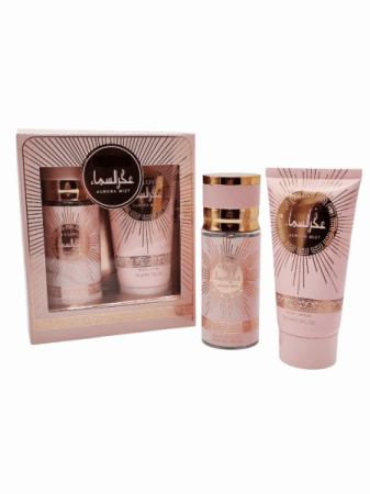 SETURI - Set cadou femei Aurora Mist – parfum arabesc 100 ml și loțiune de corp 75 ml