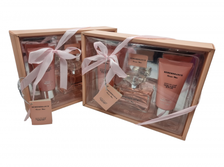 Set Cadou pentru femei, 3 piese cu Parfum, body lotion si shower gel, Remembrance [1]
