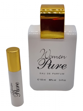 Set Cadou pentru femei, 4 piese cu Parfum, body lotion, shower gel si mini parfum, Women Pure [6]