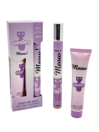 SETURI - Set Cadou pentru femei cu Mini Parfum si Crema de maini, MEOW, 2*35ml