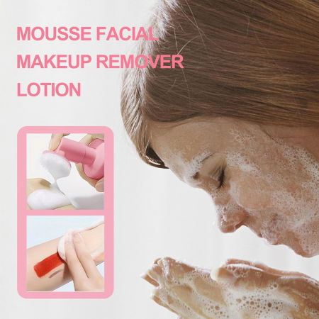 Spuma demachianta pentru fata, Hidratare si Curatare Intensa,  Strawberry Make-up Remover, 155 ml, Ushas [4]