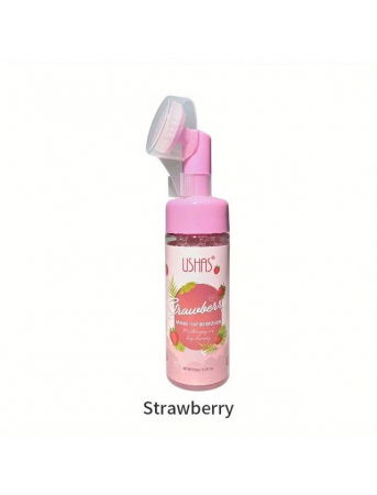 Spuma demachianta pentru fata, Hidratare si Curatare Intensa,  Strawberry Make-up Remover, 155 ml, Ushas [6]