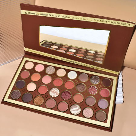 Paleta Farduri cu 32 Culori Pigmentate si Rezistente, Mate, Sidefate si Glitter, Be Mine, KEVIN & COCO [4]