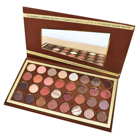 Paleta Farduri cu 32 Culori Pigmentate si Rezistente, Mate, Sidefate si Glitter, Be Mine, KEVIN & COCO [1]