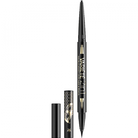 EYELINER/TUS - Tus de Ochi si Creion Variete  2in1, Double Efect Eyeliner & Pencil Waterproof