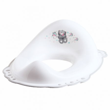 Oktató játékok - Reductor toaleta copii, antiderapant, Bear Alb, Maltex Baby