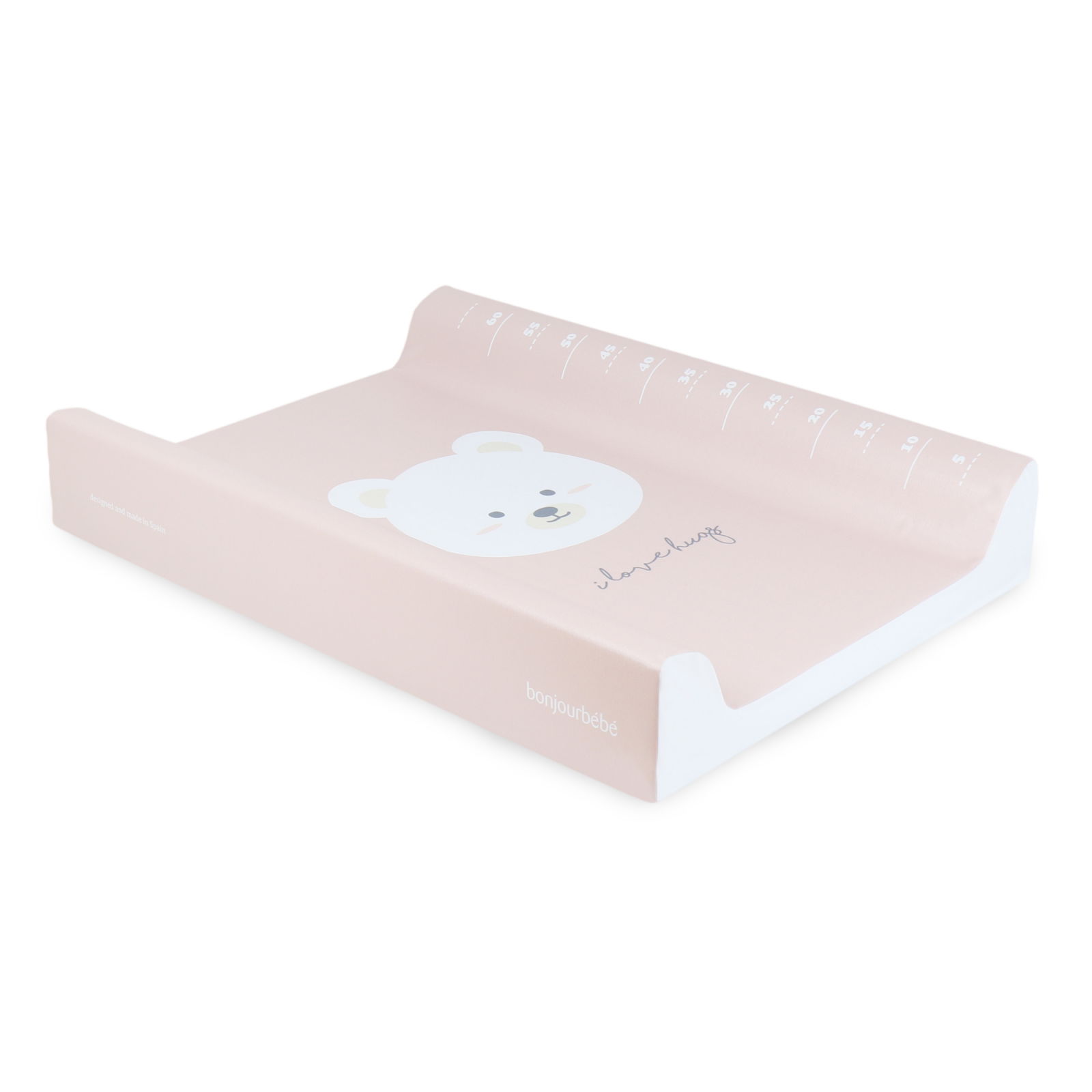 Oktató játékok - Saltea de infasat cu spate intarit si margini de protectie 50x70 cm, Montana Pink