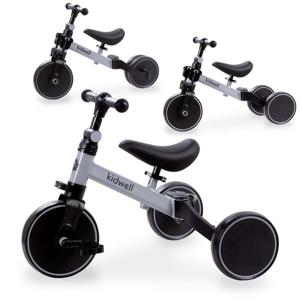 Oktató játékok - Tricicleta si bicicleta Pico Cool Gray 3 in 1, Kidwell