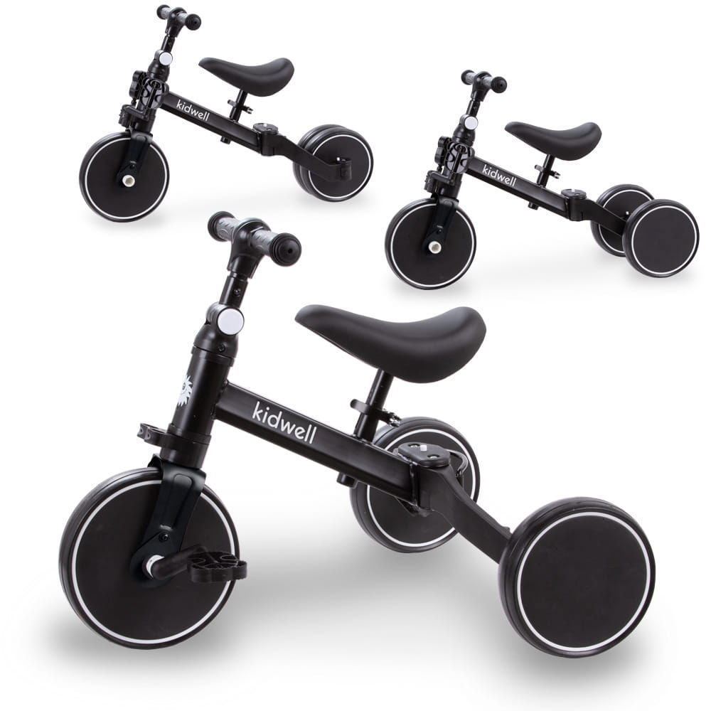 Oktató játékok - Tricicleta si bicicleta Pico Black 3 in 1, Kidwell