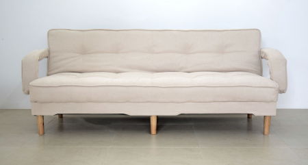 Canapea Clara 200x78x62 cm Rabatabila Stofa Crem [2]