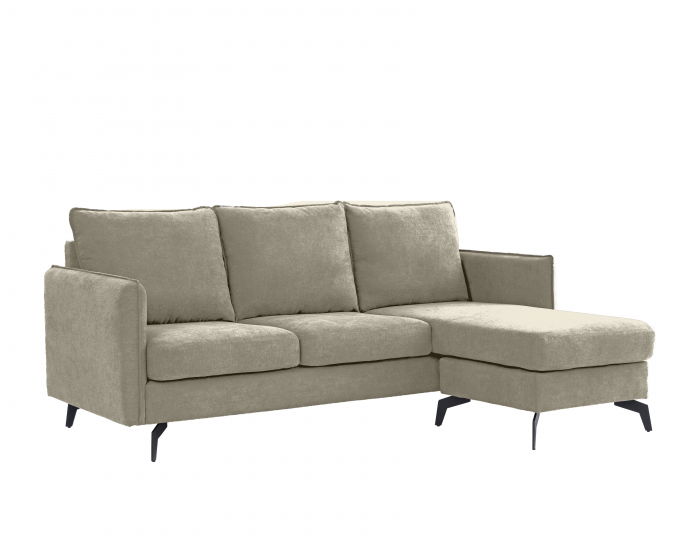 Coltar Hyperion Reversibil Stânga/Dreapta 193x86x136 cm Stofa Bej [2]