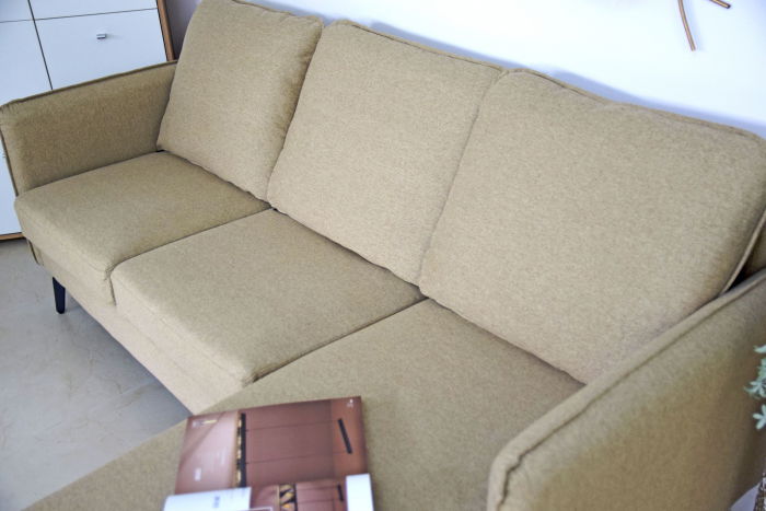 Coltar Hyperion Reversibil Stânga/Dreapta 193x86x136 cm Stofa Bej [9]