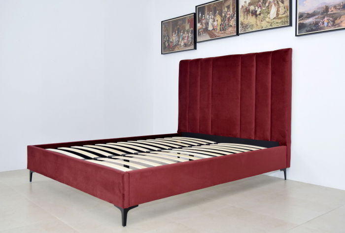 Pat Deja Vu 180x200 cm Tapitat Catifea Magenta [5]