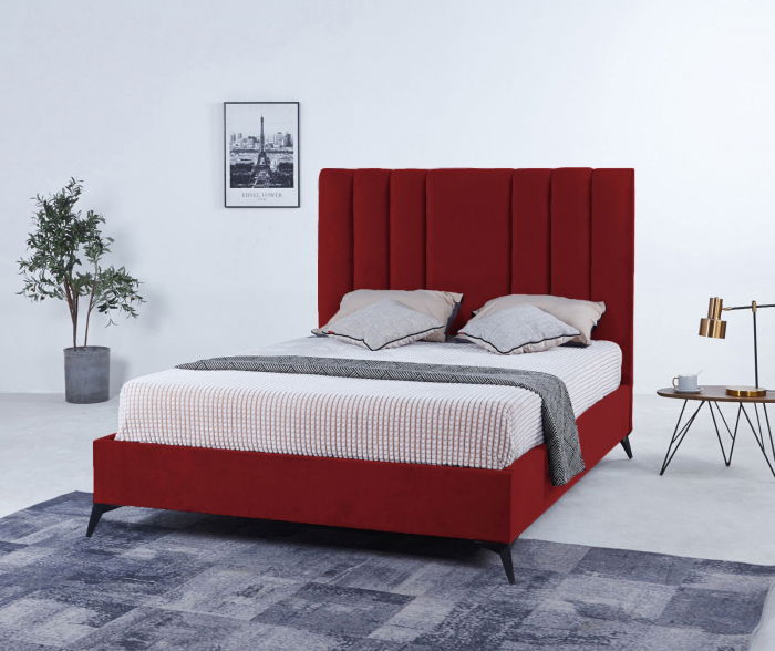 Pat Deja Vu 180x200 cm Tapitat Catifea Magenta [2]