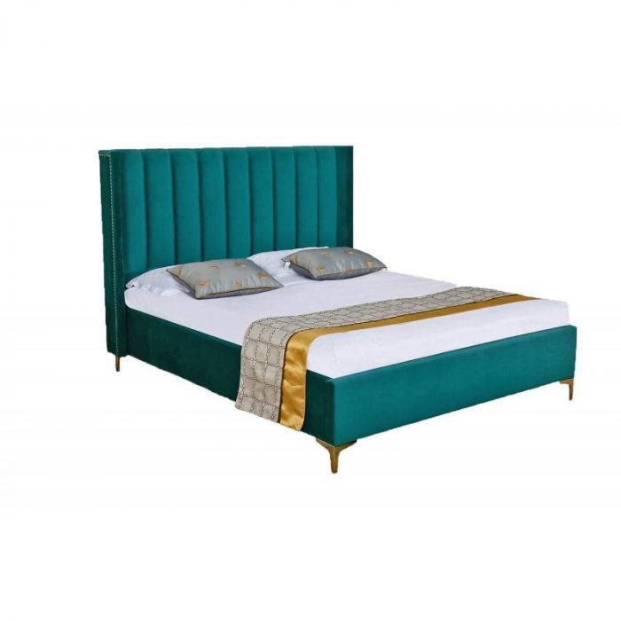 Pat Laguna 160x200 cm Tapitat Catifea Verde [2]