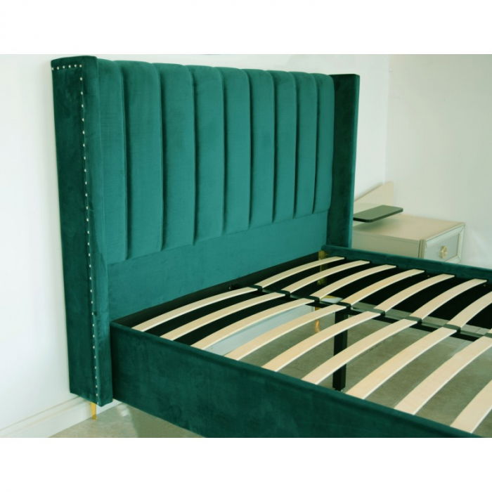 Pat Laguna 160x200 cm Tapitat Catifea Verde [5]