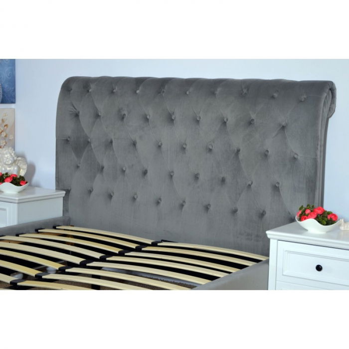 Pat Silver 140x200 cm Tapitat Catifea Gri [5]